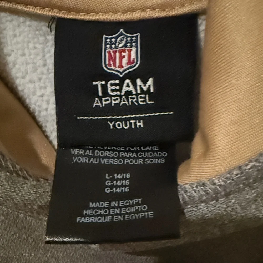 NFL Los Angeles Rams Kids Hoodie - Gray, Blue, and Tan - Picture 4 of 8